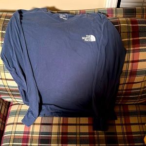 Blue North Face Long Sleeve
